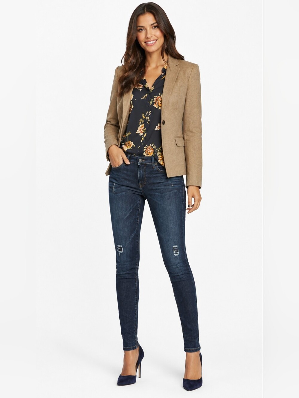 ❤️ CABI DUSK DESTRUCTED SKINNY JEANS, 0 (25)